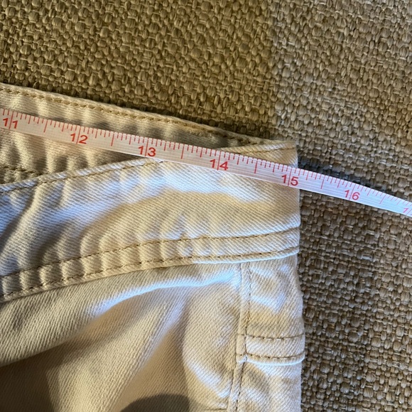 Free People White Cropped Skinny Jeans with Distressing - Picture 7 of 11